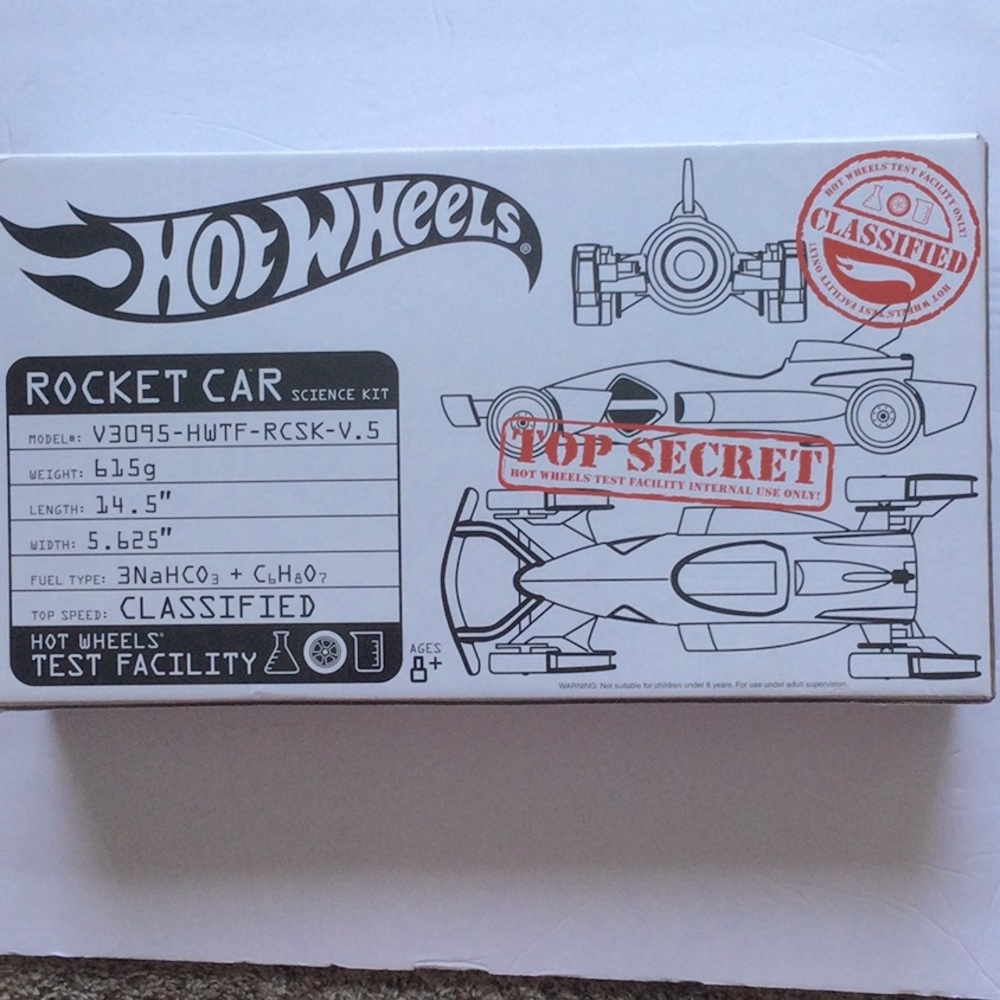 Hot Wheels Rocket Car Science Kit